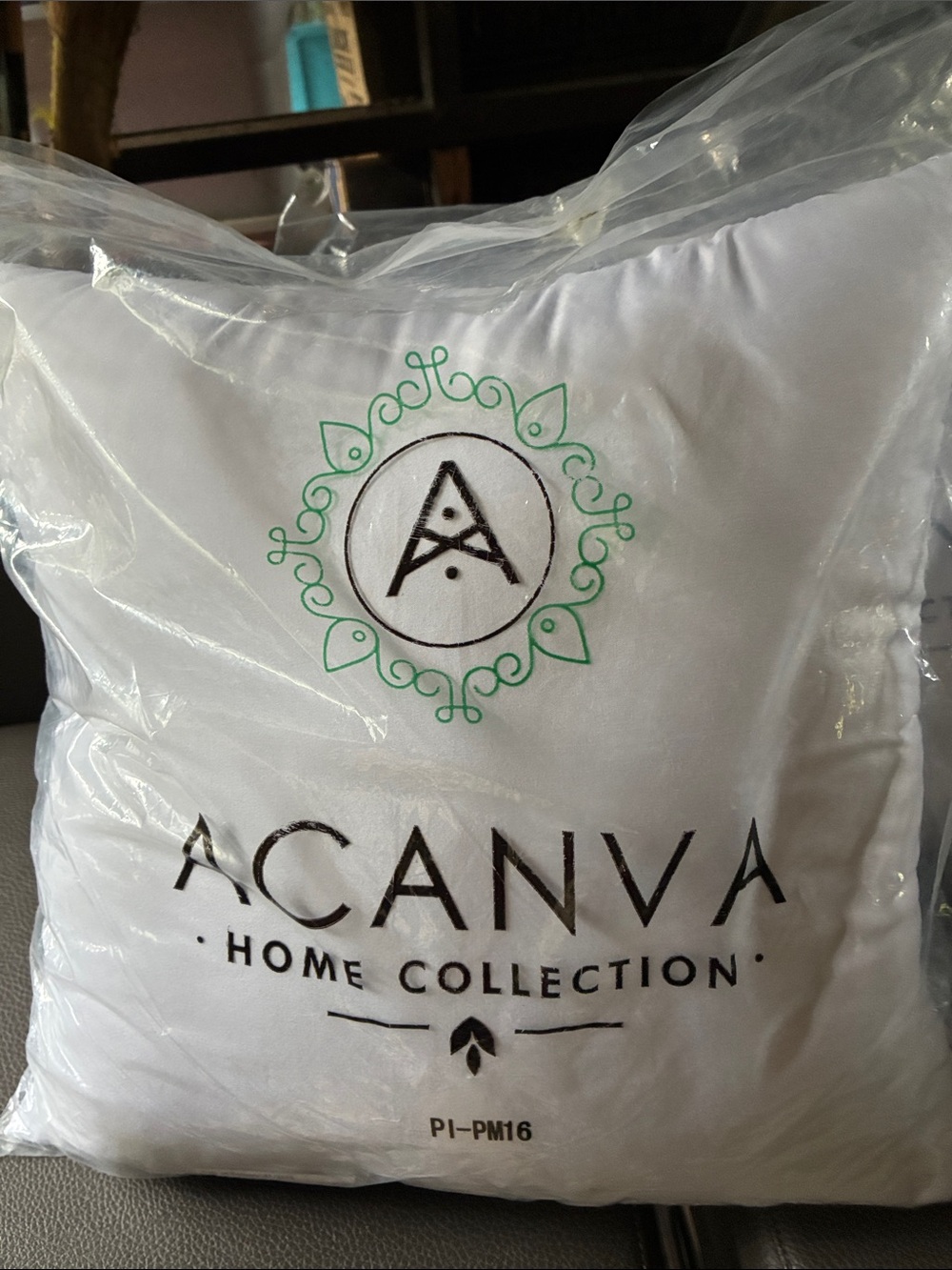 White Decorative Accent Pillow